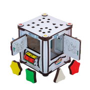 Домик развивающий. Бизиборд К005 с подсветкой