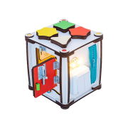 Домик развивающий. Бизиборд К005 с подсветкой