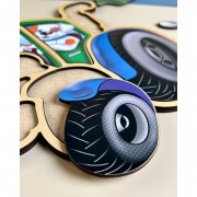 Дерев'яний пазл-вкладиш