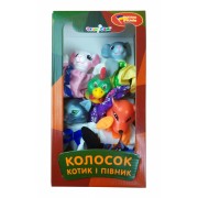 Кукольный театр Chudisam Колосок и Котик и петушок (5 персонажей) B165