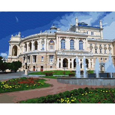 Картина по номерам Brushme Одесский оперный театр GX30156