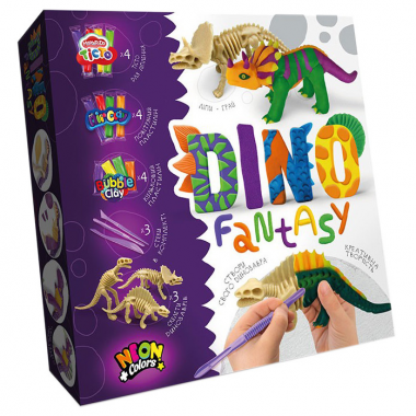 Набір креативної творчості Динозаври "Dino Fantasy" DF-01-01U, 3 скелета в наборі
