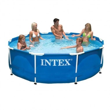 Бассейн каркас 28200 Metal Frame Pool круглый  - объем 4485 л.