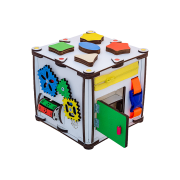 Домик развивающий. Бизиборд  К007 с подсветкой