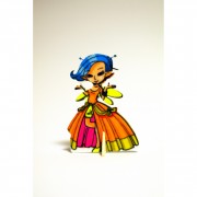 Набор фетровых фигурок на подставке