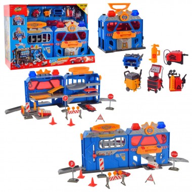 Детская игрушка паркинг City Actione SK-739SB 2 машинки в комплекте, свет, звук