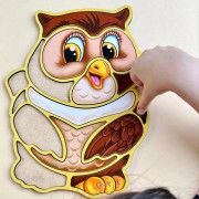 Дерев'яний пазл-вкладиш