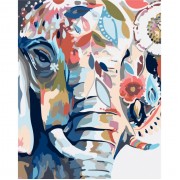 Картина по номерам Идейка Животные, птицы Восточные краски 40х50см KHO2470