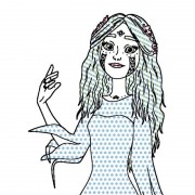 Розмальовка дитяча Кольоровий буль Мавка