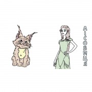 Розмальовка дитяча Кольоровий буль Мавка