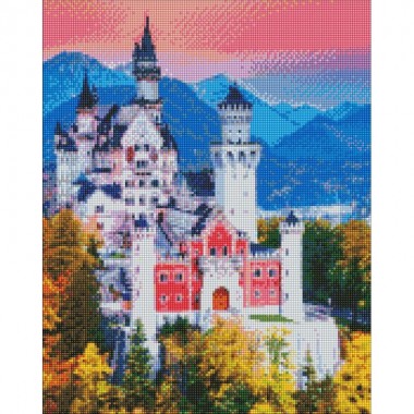 Алмазная мозаика Сказочная Германия Идейка AMO7464 40х50 см
