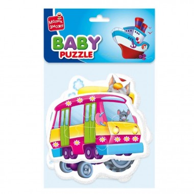 Дитячі бебі пазли "Машини-помічники" VT1106-78 укр. мовою