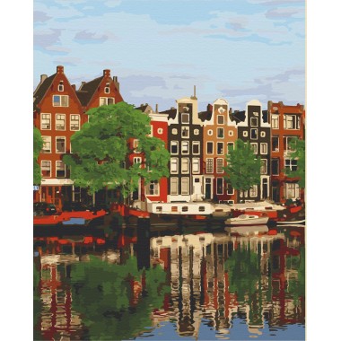 Картина по номерам. Art Craft Цветной Амстердам 40х50 см 11227-AC