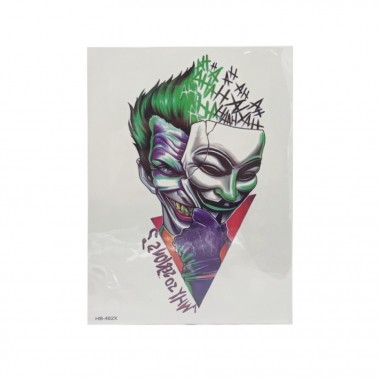 Временные тату "Tattoo" HB, размер листа 15 х 24 см