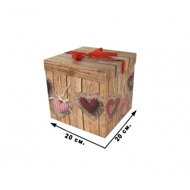 Шкатулка бумажная 20*20 см CEL-141-2L