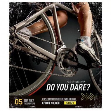 Тетрадь ученическая "Do you dare?" 036-3111K-3 в клетку на 36 листов