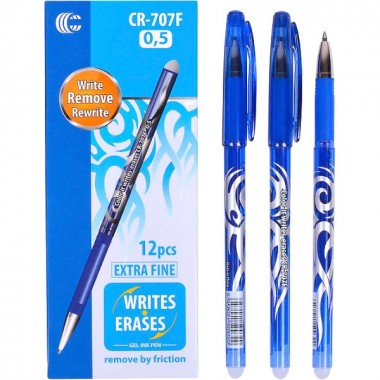 Ручка С пишет-стирает синяя CR-707F                                                             