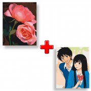 Набір картин за номерами 2 в 1