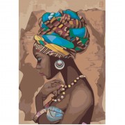 Картина по номерам Идейка Люди Жемчужина Африки 35*50см KHO2625