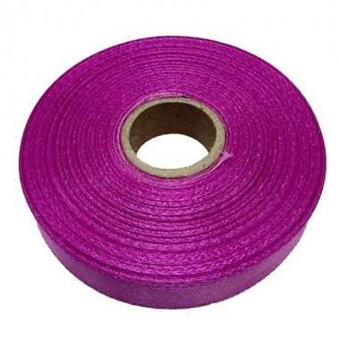 Атласная лента для рукоделия АБ-334, 2,5 см x 23 м, Маджента