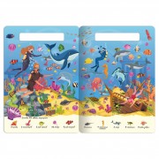 Детская многоразовая книжка-игра