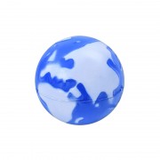 Детский фомовый мяч MS 4075(Blue-White) полиуретан, диаметр 6 см