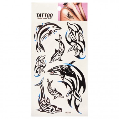 Временная татуировка "Дельфины Tattoo" 1020-HM356