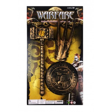 Детский игровой набор рыцаря 818A-20/21/22 доспехи на руку Молот