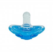 Дитяча силіконова пустушка MGZ-0517(Blue) кругла