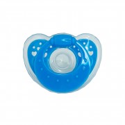 Дитяча силіконова пустушка MGZ-0517(Blue) кругла