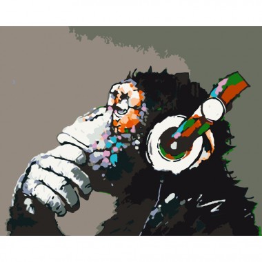 Картина за номерами "Disco monkey" Art Craft 11675-AC 40х50 см