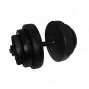 Гантель складальна композитна в пластиковій оболонці Rock pro 18,5 кг NE-PL-G-018