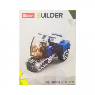 Дитячий конструктор Транспорт SLUBAN M38-B0795, транспорт, фігурка