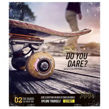 Тетрадь ученическая "Do you dare?" 036-3111K-5 в клетку на 36 листов