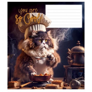 Тетрадь ученическая You are so cool 012-3241L-5 в линию, 12 листов