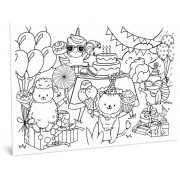 Килимок вивчай-малюй-стирай