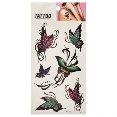 Временная татуировка "Бабочки Tattoo" 1020-HM343