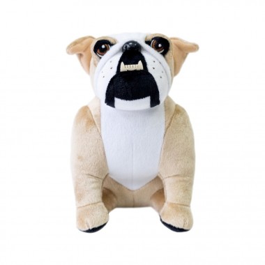 Игрушка плюшевая собака бульдог Коржик FWPADMDOG22BG0000, 20 см
