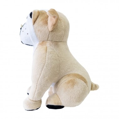 Игрушка плюшевая собака бульдог Коржик FWPADMDOG22BG0000, 20 см