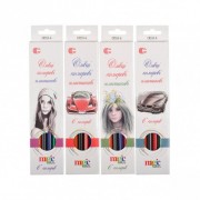 Карандаши для рисования CR555-6 White Night