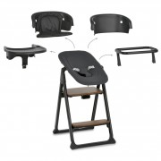 Детский стульчик для кормления 4 в 1 GROWEE ME 1222 Black