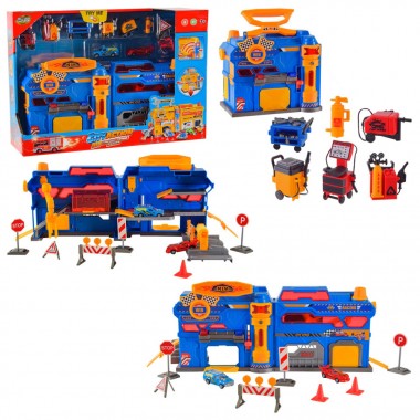Детская игрушка паркинг City Actione SK-599SB 2 машинки в комплекте, свет, звук