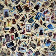 Гадальные карты Таро 30421 карта со ссылкой на инструкцию 78 штук