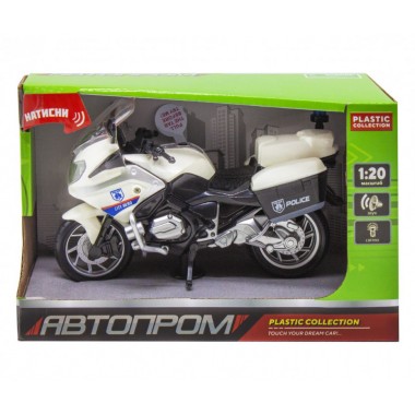 Игрушечный мотоцикл "АВТОПРОМ" 7962 со звуковыми эффектами