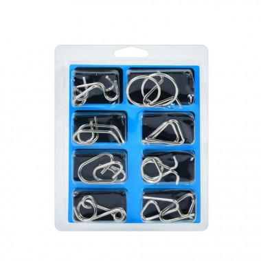 Набор металлических головоломок Metal Puzzle 808A-C-B(Blue) 8 штук в наборе