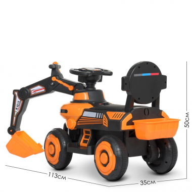 Трактор Bambi M 4616L-7 Оранжевый 2 в 1