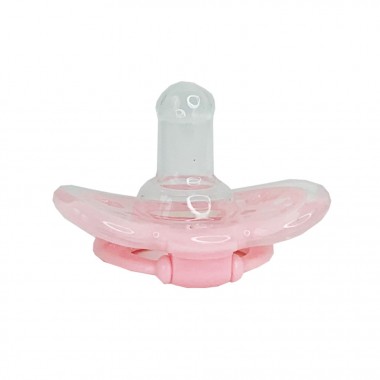 Дитяча силіконова пустушка MGZ-0517(Pink) кругла