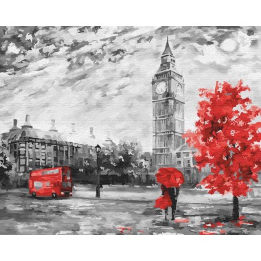 Картина по номерам Brushme Осень в Лондоне GX22029