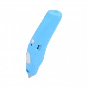 3D ручка K9920, 15,5см, тип филомента-PCL, на аккумуляторе, USB-шнур Синий