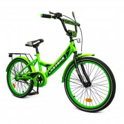 Велосипед детский 2-х колесный 20'' 212005(RL7T) Like2bike Sky, салатовый, рама сталь, со звонком
